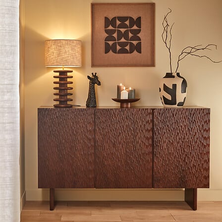 Скрин atmosphera Nyero, Масивно манго дърво, 3 врати, 150 cm