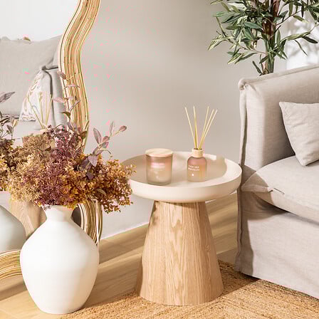 Помощна маса atmosphera Hercyna, MDF, Ø40 см