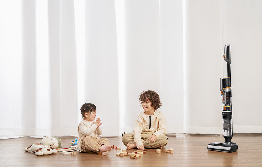 Безжична прахосмукачка и моп JIMMY HW10, 18 000Pa, 400W