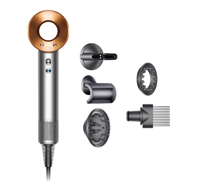 Сешоар Dyson Supersonic HD07, Copper, 1600W, Никел/Мед