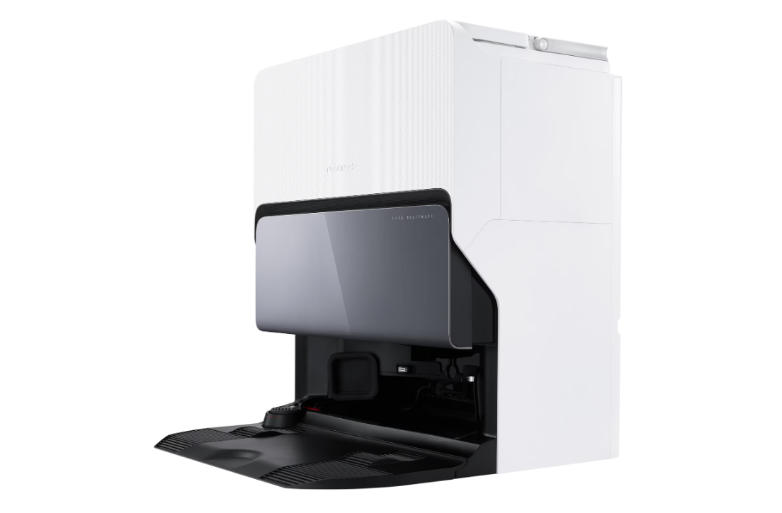 Робот прахосмукачка Roborock S8 MaxV Ultra S8MVU02-00, Моп, 3D мапинг, 5200 mAh, 10 000Pa, Контейнер за прах 270 мл, 60W, Автономия 180 минути, Бял