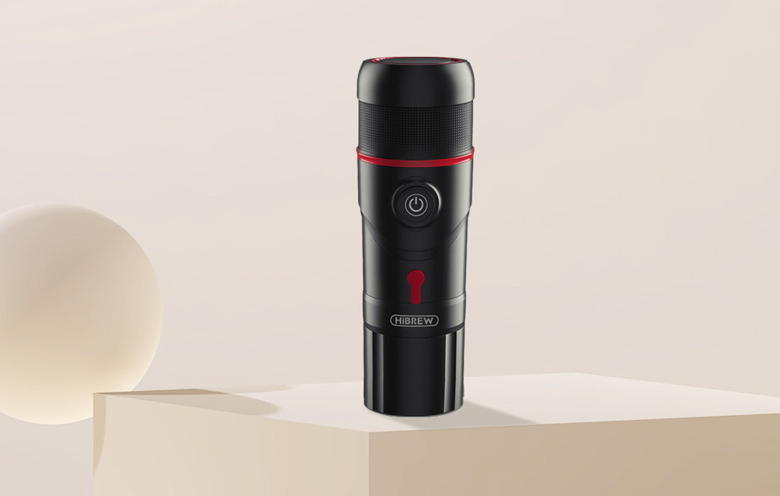 Преносима 3в1 кафемашинаHiBREW H4-premium, с адаптер и калъф, 15bar, 80W, 60