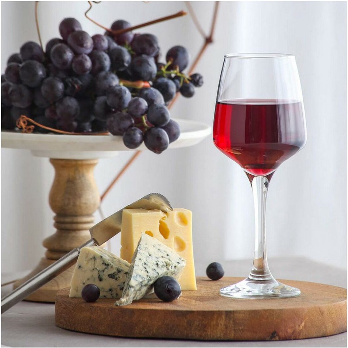 Сет чаши за червено вино LAV Lal, 330 мл, 6 бр