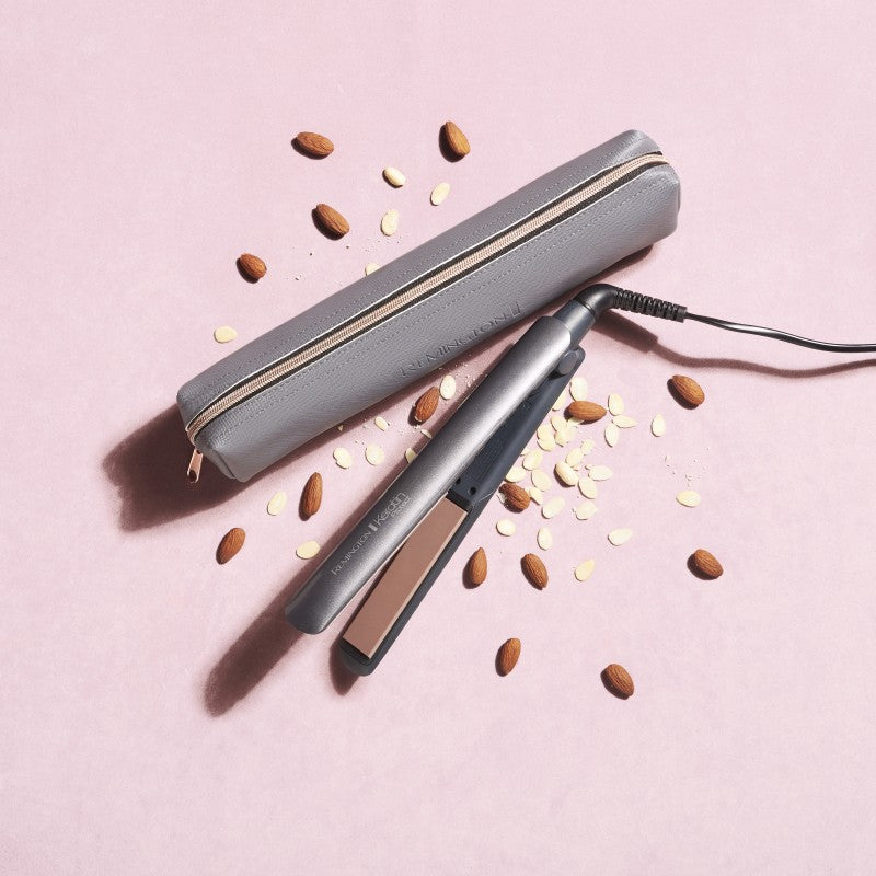 Преса за коса Remington Keratin Protect S8598, Керамично покритие, 230°C, Сив