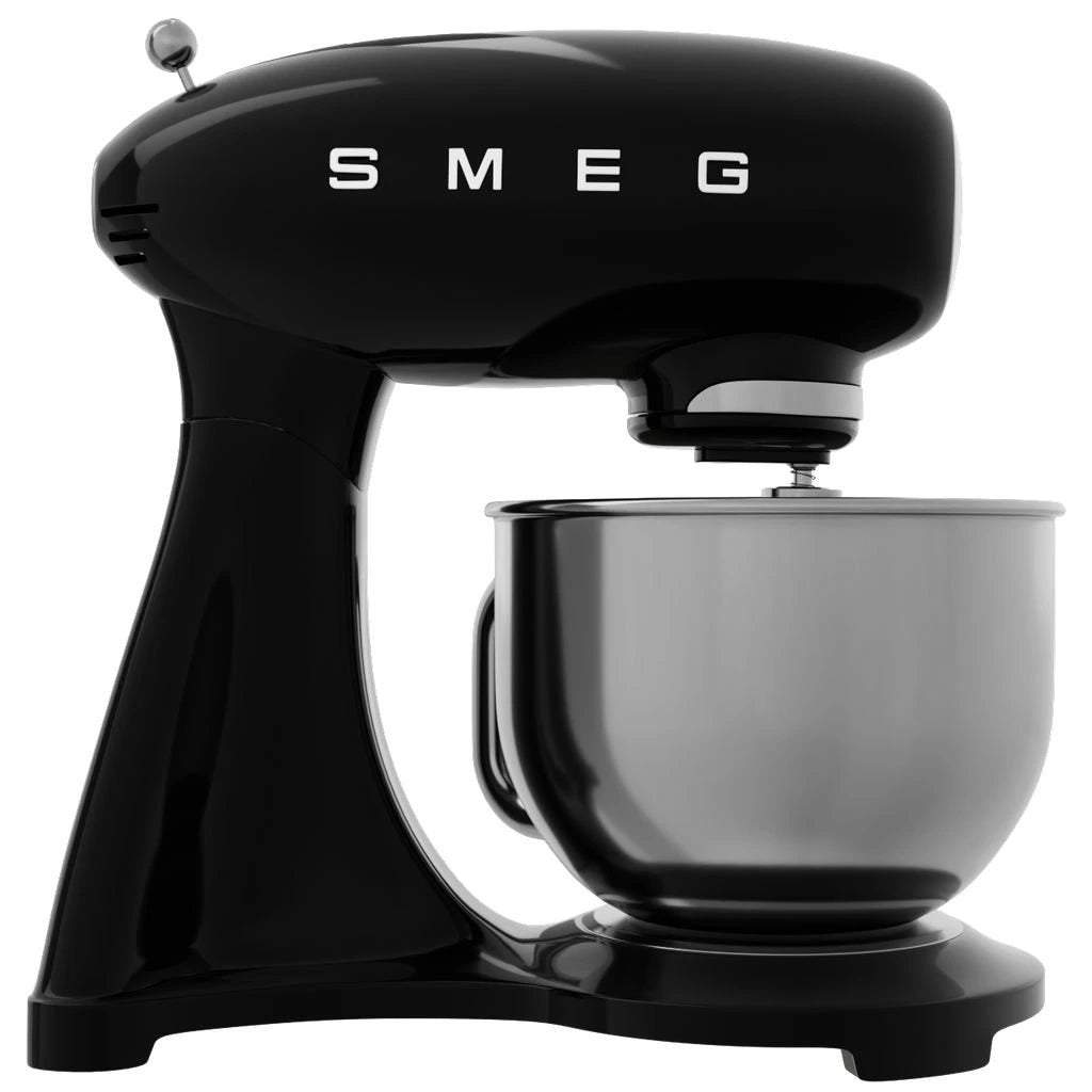 Планетарен миксер Smeg SMF03BLEU, 800 W, 4.8 л купа, Черен