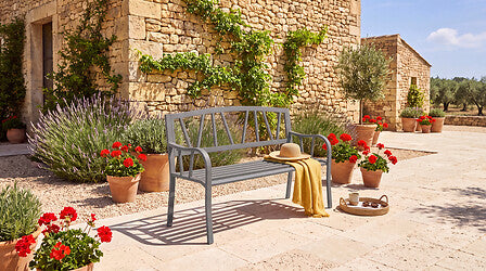Alvernia bench 3 seats graphite