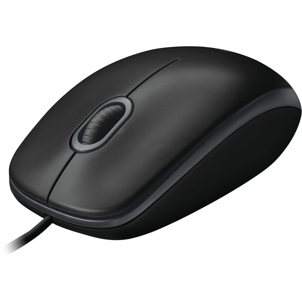 Оптична мишка Logitech B100 USB, Черен