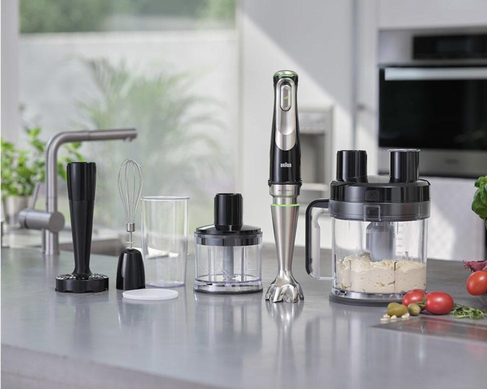 Миксер Braun MultiQuick 7045X, 1000W, Черен