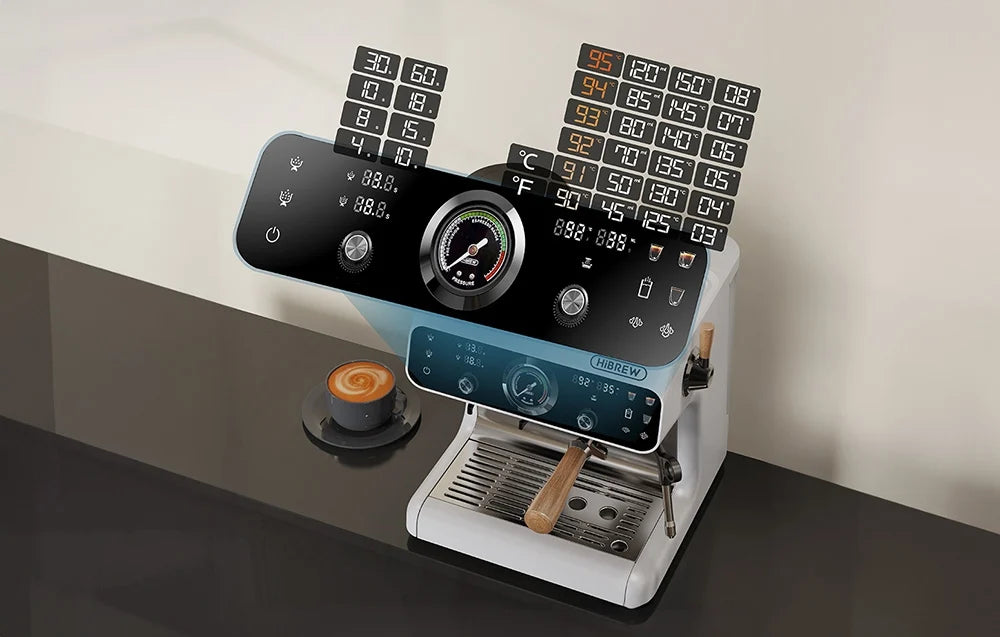 Професионална кафемашина HiBREW H7B, Бял