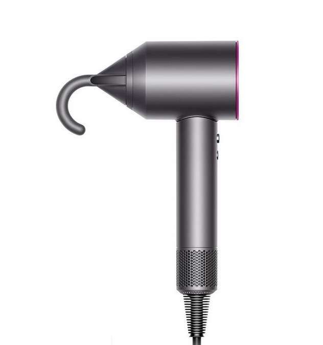 Сешоар Dyson Supersonic HD07 Iron/Fuchsia Edition, 1600W, Сив/Розов