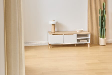ТВ шкаф 5five Luma, MDF, Бял, 120 cm