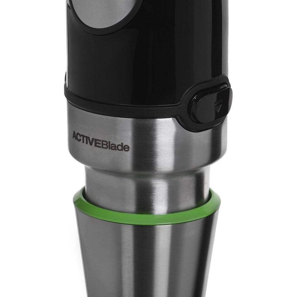 Пасатор Braun MultiQuick 7075X, 1000 W, Мерителен съд 0.6 л, Чопър, Бъркалка за яйца, Ренде, Регулируема скорост, Черен