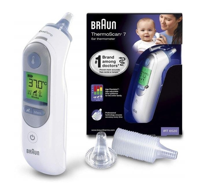 Ушен термометър Braun ThermoScan 7 IRT 6520 Age Precision