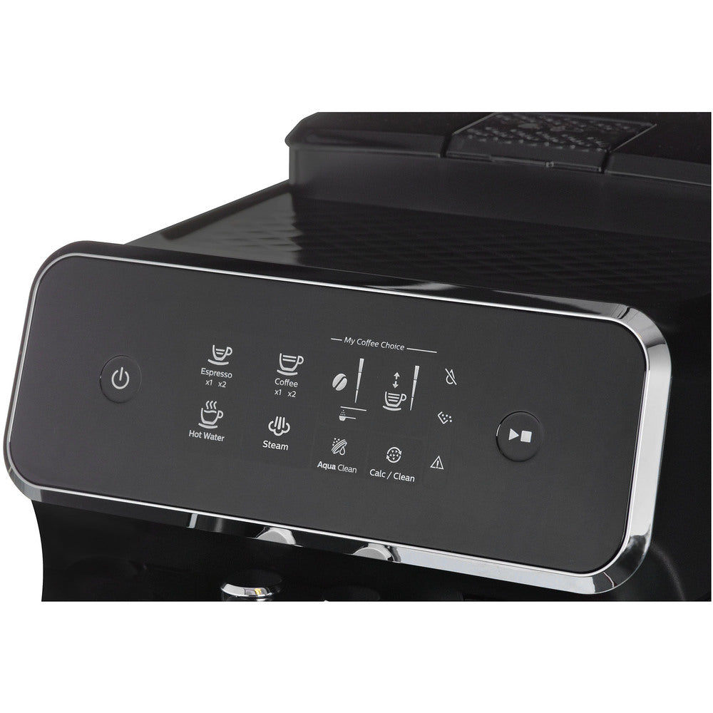 Кафеавтомат Philips EP2224/10, 2 напитки,15 бар, 1500 W Керамична мелница, сензорен екран, Черен