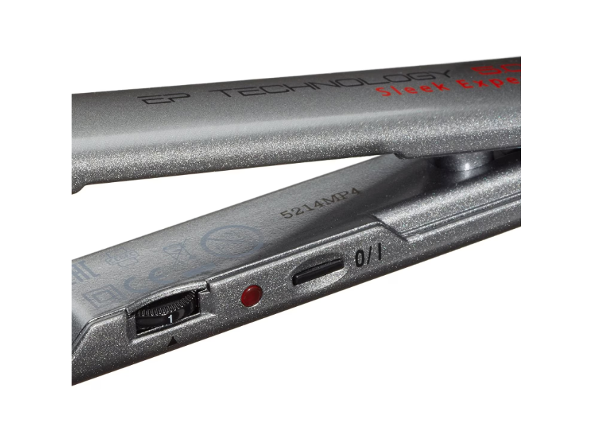 Преса за коса BaBylissPro 2072 Sleek Expert, Професионална, Плочи XXL 24 x120 мм, 115°C-230°C, Nano-Titanium, Сива