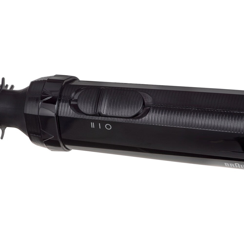 Четка с топъл въздух за коса Braun Satin-Hair 1 AS 110, 200 W, 2 Степени, Четка 18 мм, Черен