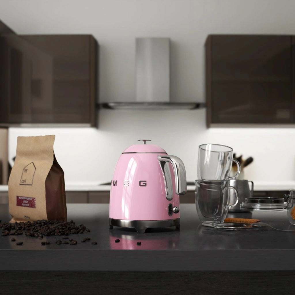 Електрическа кана Smeg mini KLF05, 50's, 1400 W, 0.8 L