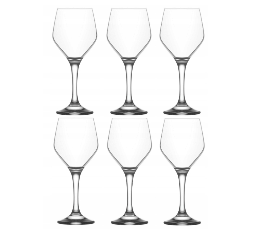 Сет чаши за вино LAV Ella, 260 мл, 6 бр