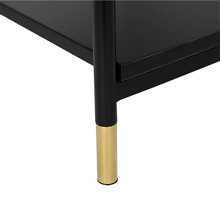 Бюро atmosphera Tedy, 2 чекмеджета, MDF, Черен