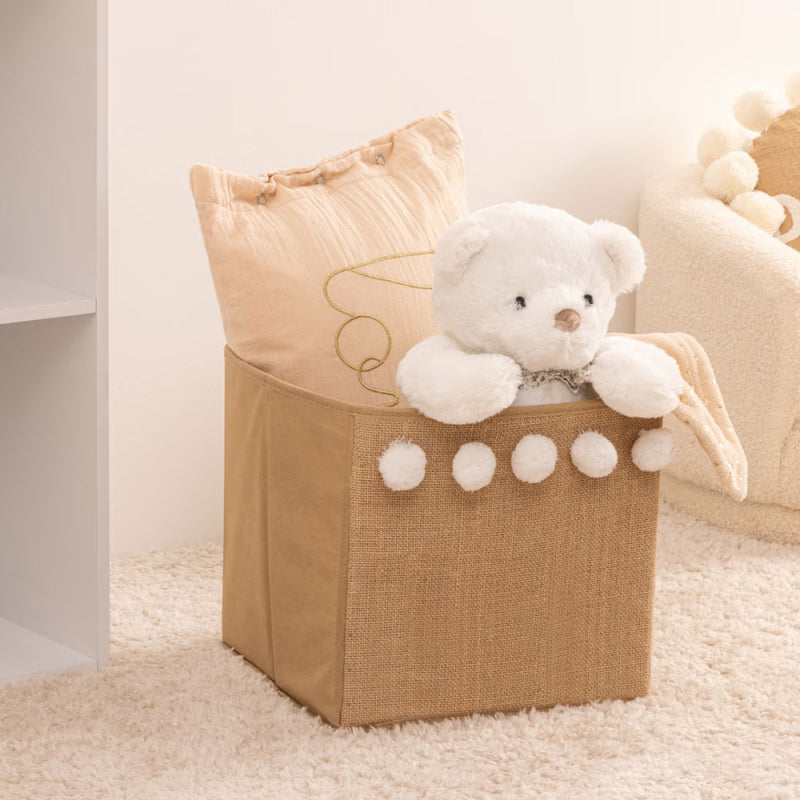 Кутия за съхранение atmosphera Pompom,Юта, 29x29 cm