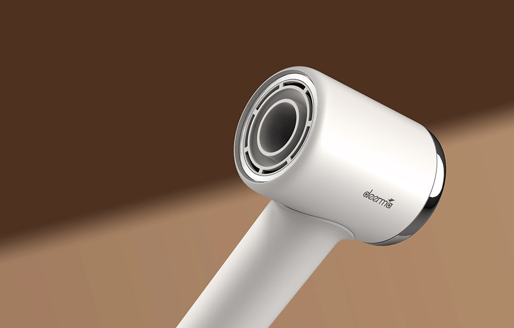Сешоар Deerma DEM-CF50W, 1400W, Въздух 70 м/с, Негативни Йони, 11 Режима, Бял