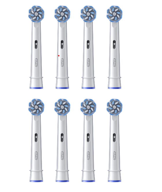 Резервна четка за зъби, Oral-B Pro Sensitive Clean, За чувствителни зъби, 10бр, Бял