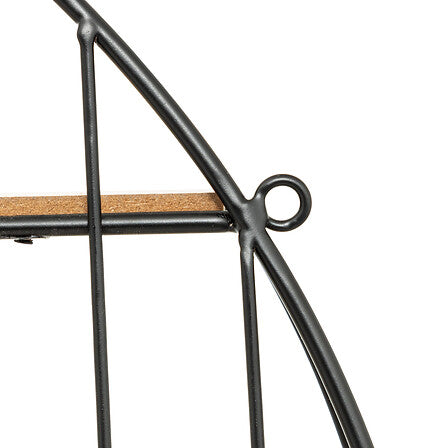 Рафт за стена с огледало atmosphera Zina, Ø56 см