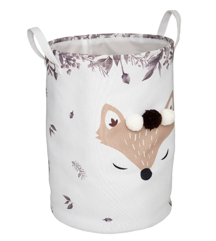 Детски кош Аtmosphera, Бяла лисица, 50 см
