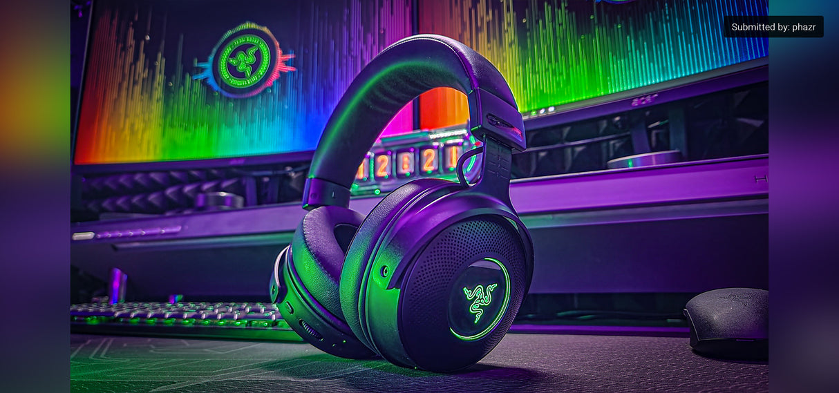 Геймърски слушалки Razer Kraken V3 (USB), Черен