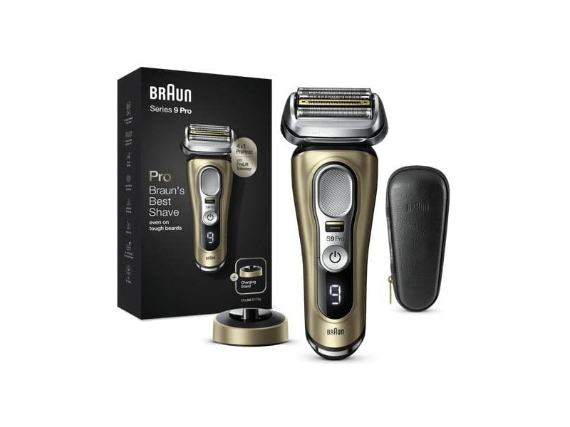 Самобръсначка Braun Series 9 Pro — 9419s, бръснене Wet/Up, златисто/Черен