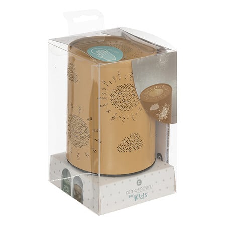 Детска нощна лампа с батерии atmosphera, 13 cm, Охра