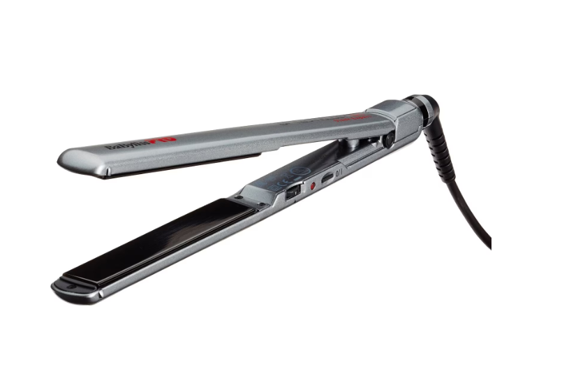 Преса за коса BaBylissPro 2072 Sleek Expert, Професионална, Плочи XXL 24 x120 мм, 115°C-230°C, Nano-Titanium, Сива