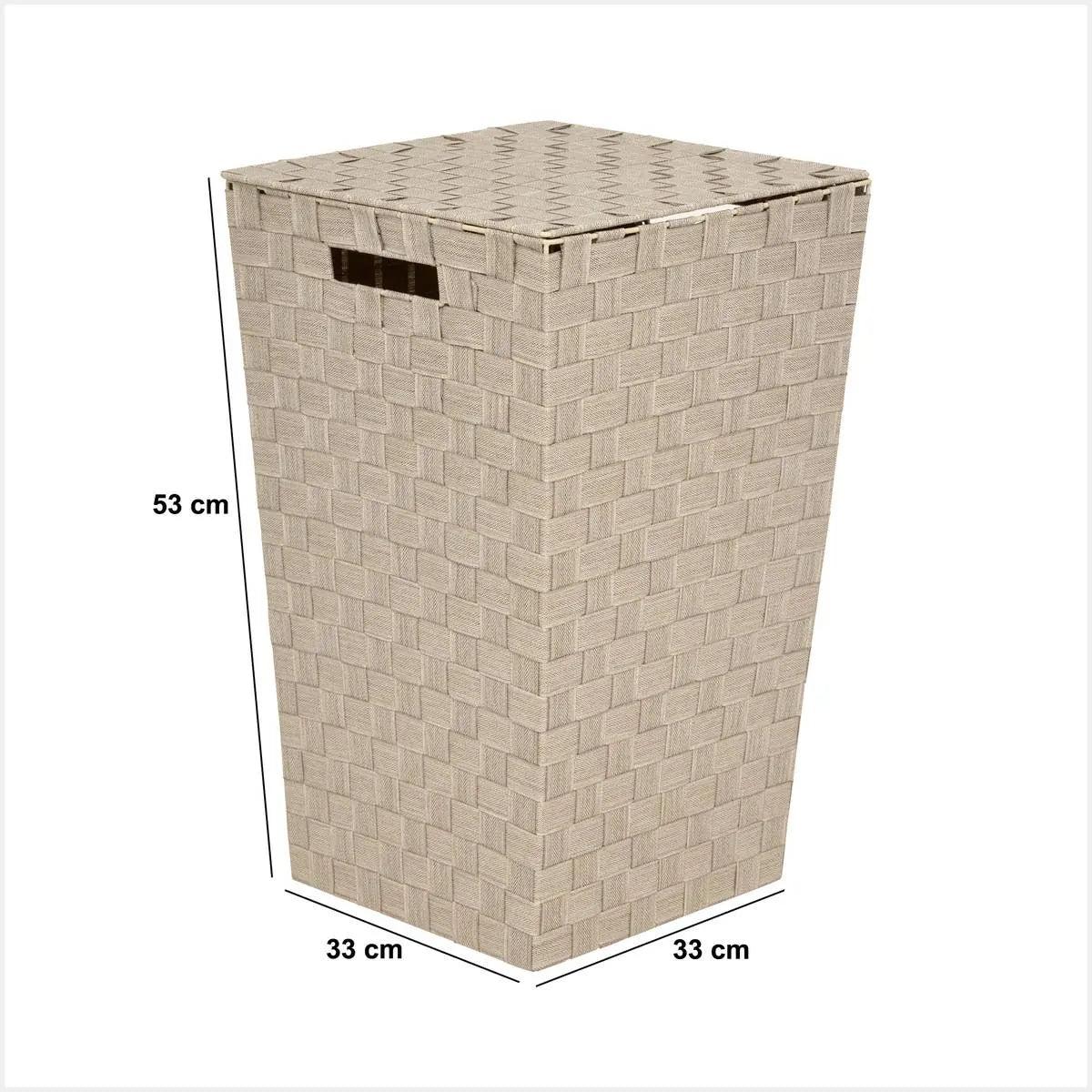 Кош за пране 5five Lise, Бежов, 33x33x53 cm