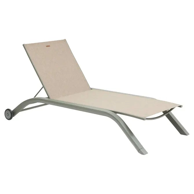 Сгъваем шезлонг с колелца Hesperide Jimani, Алуминий