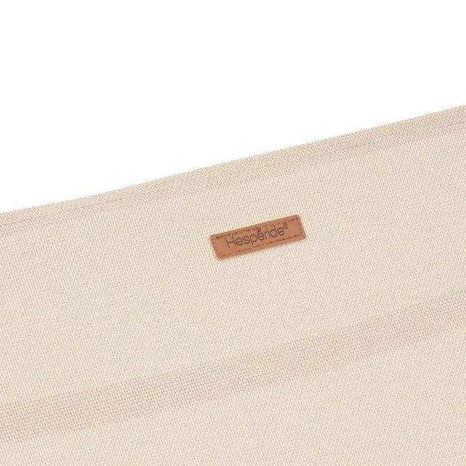 Сгъваем шезлонг Hesperide Bonao, Алуминий, Лен/Махагон