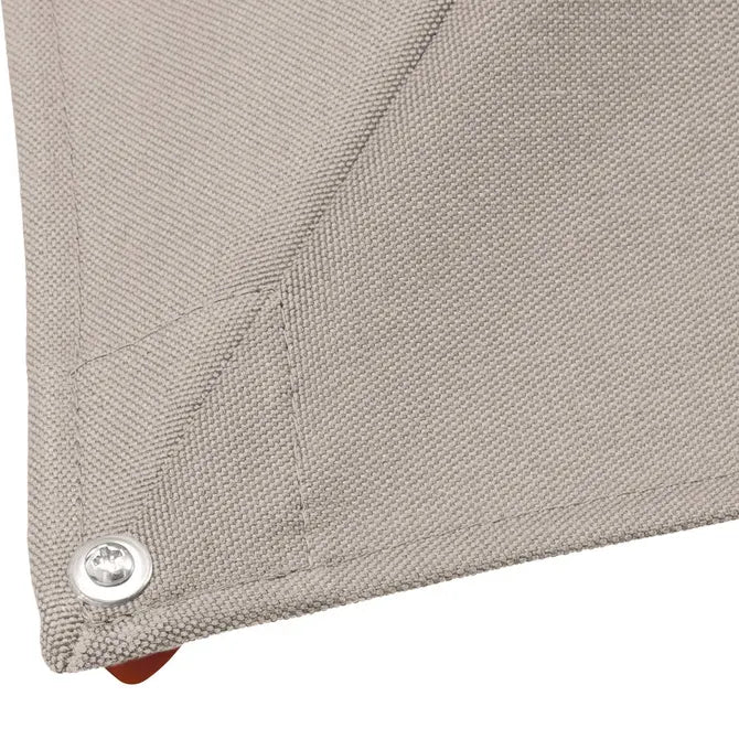 Градински чадър със странична стойка Hesperide Melhia, Накланящ се, Olefin, Махагон/Лен, 3x3 m