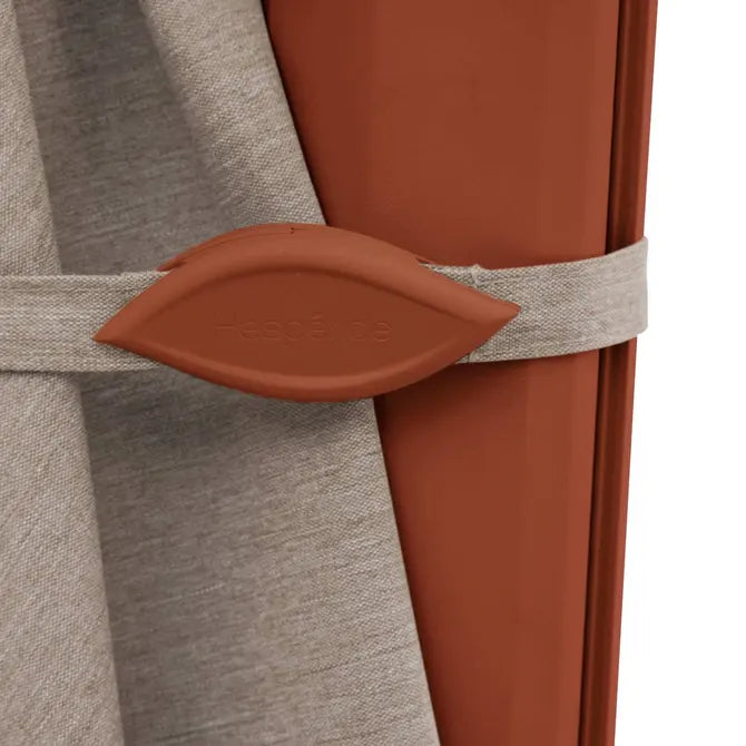 Градински чадър със странична стойка Hesperide Melhia Multi-canopy, Накланящ се, Olefin, Махагон, 4x3 m