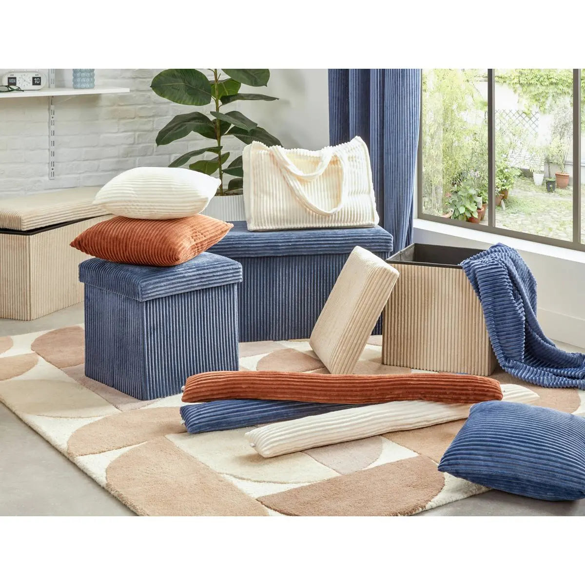 Одеяло atmosphera Arum, Слонова кост, 240x220 cm