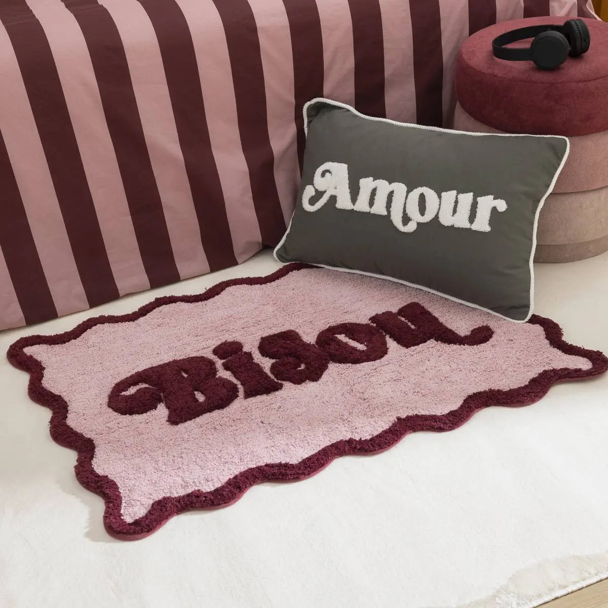 Килим atmosphera Cherry, Памук, Розов, 90x60 cm