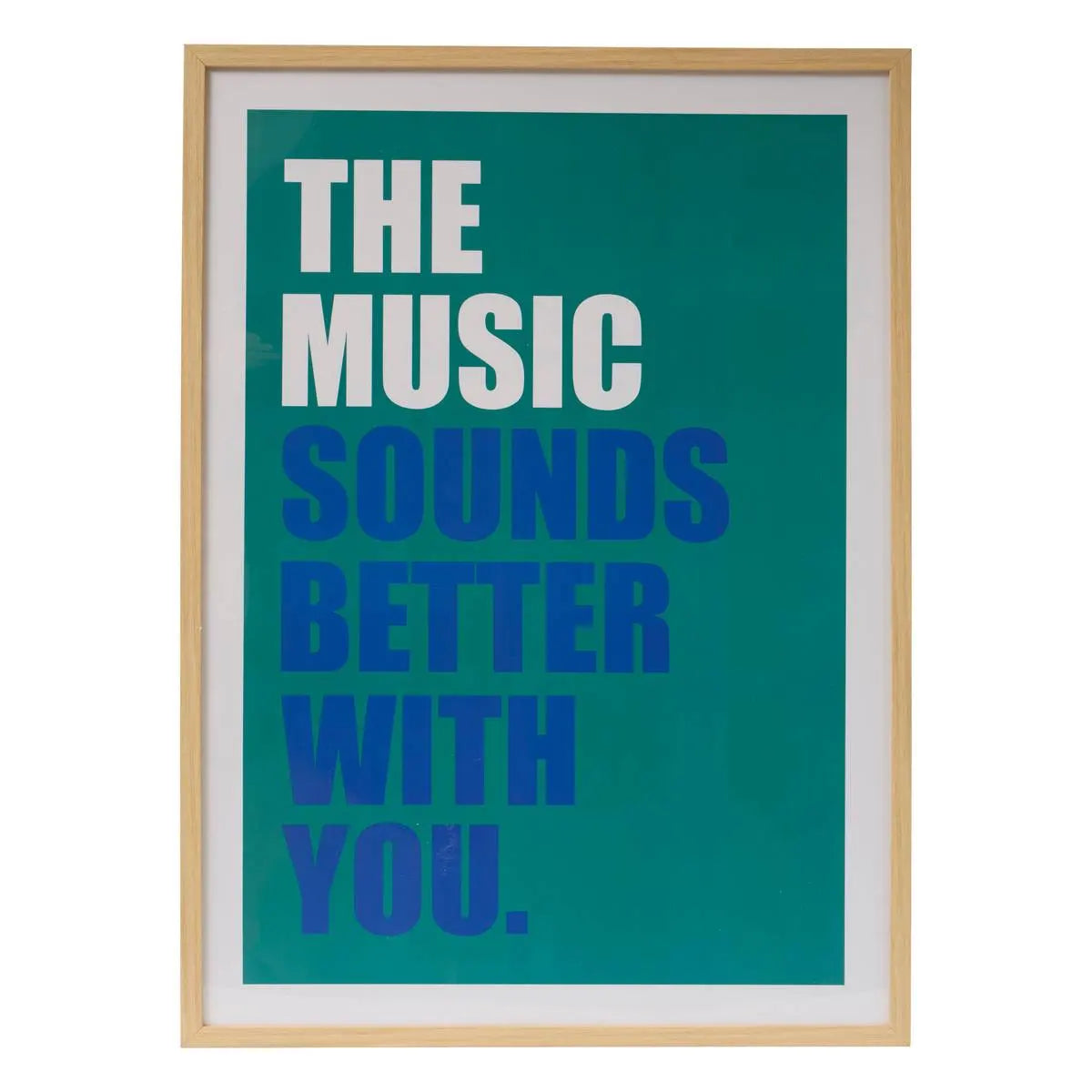 Постер с рамка atmosphera Music Darius, 50x70 см