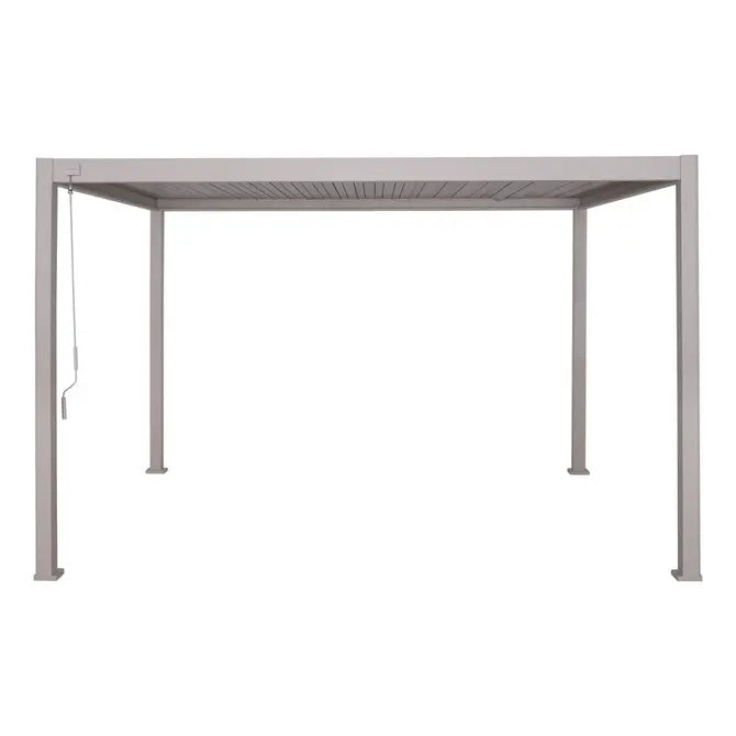 Пергола Hesperide Evora, Алуминий, Цвят Глина, 4x3 m