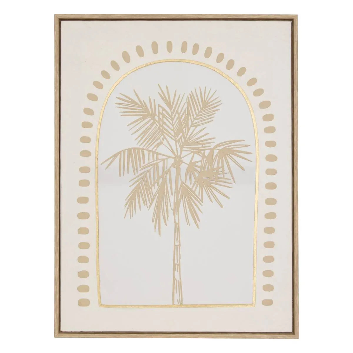 Картина 3D atmosphera Meryl, Палма 45x60 см, Ефект алуминий