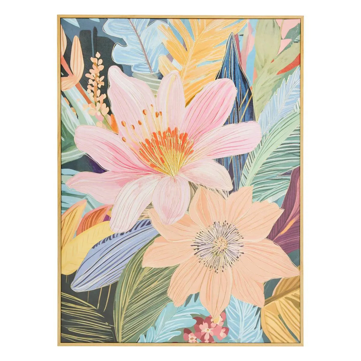 Картина atmosphera Daisy, Принт на платно 58x78 см, Златни цветя