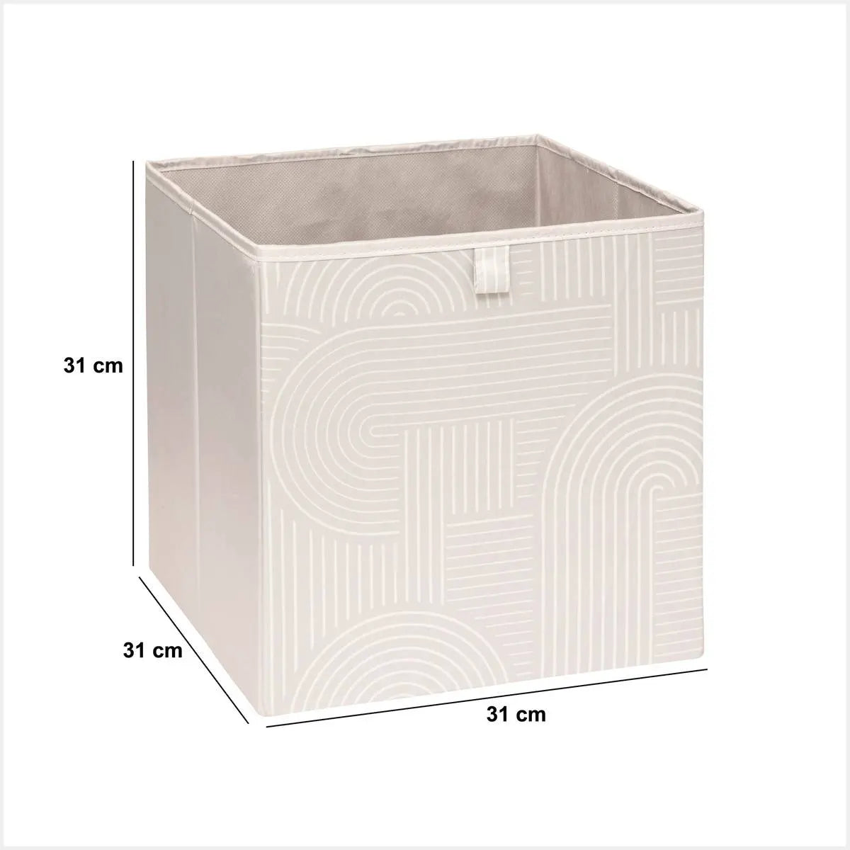 Кутия за съхранение 5five Mix & Modul Zebra, 31x31 cm