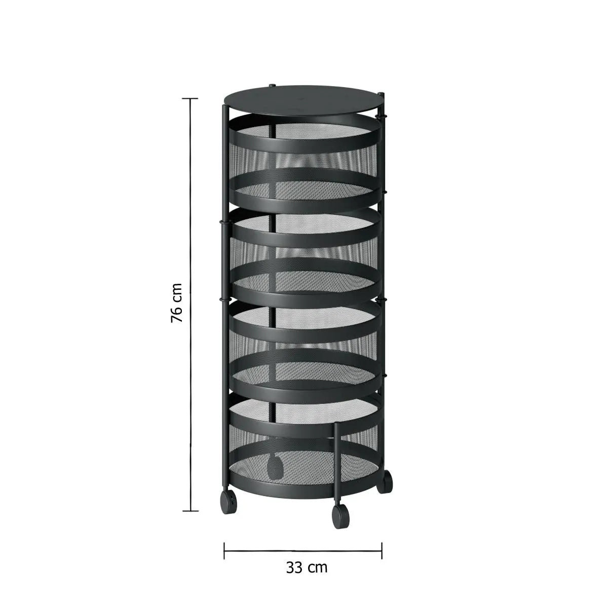Кухненска количка 5five Mayaj, Кръгла, Въртяща