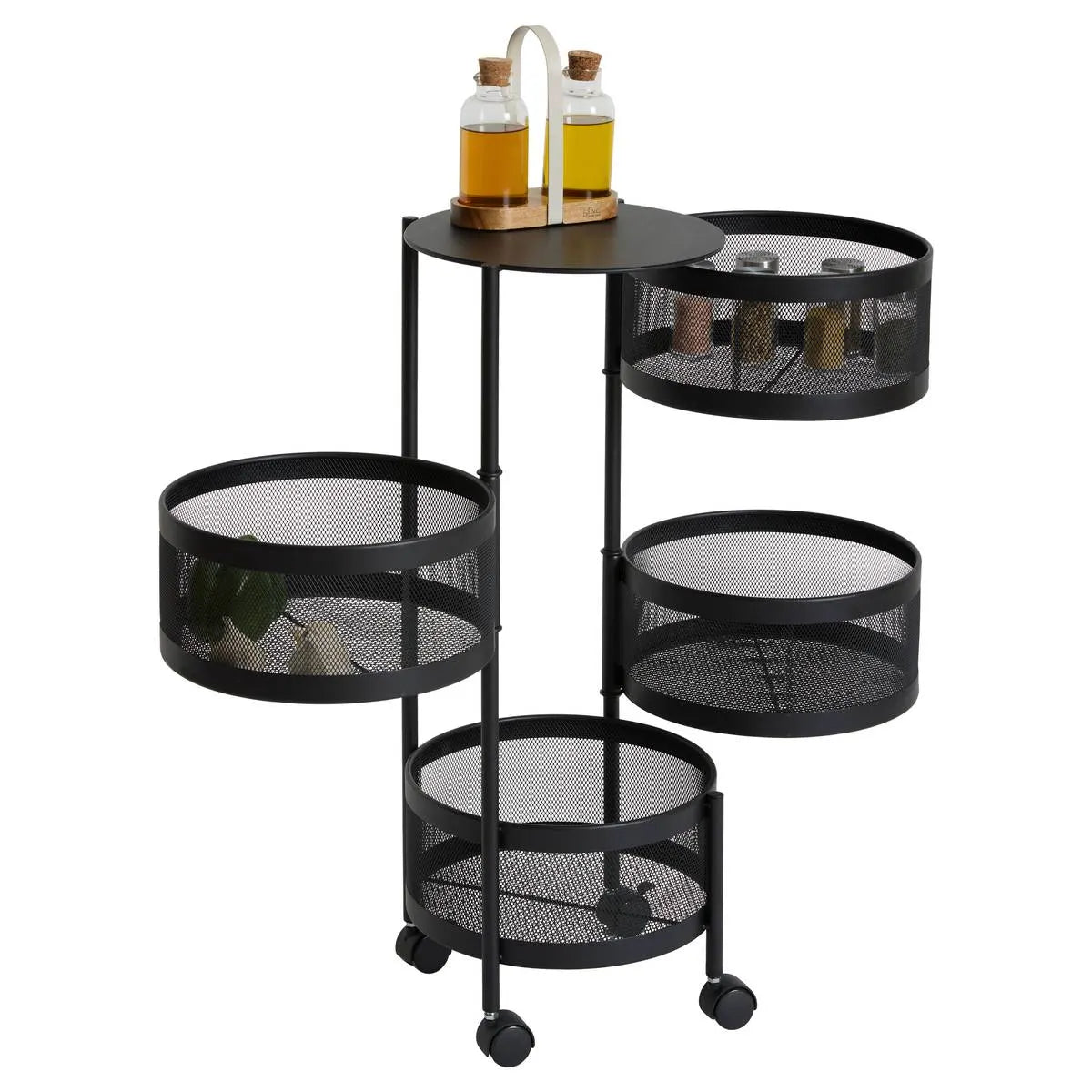 Кухненска количка 5five Mayaj, Кръгла, Въртяща