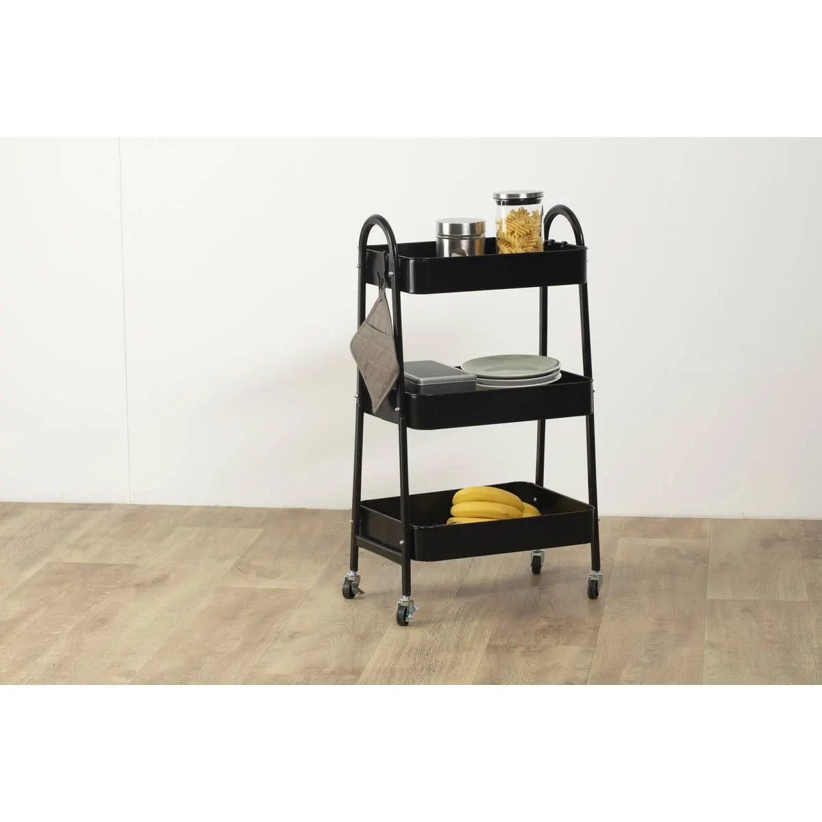 Кухненска количка 5five, Метал, 3 нива, Малка