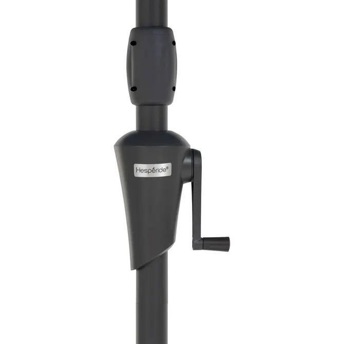 Прав накланящ се чадър Hesperide Sisko, Спици от фибростъкло, Синьо-зелен, 2.7 m