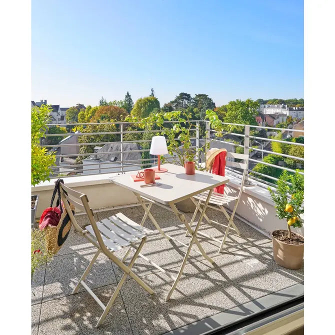 Градинска квадратна маса Hesperide Greensboro, Бял