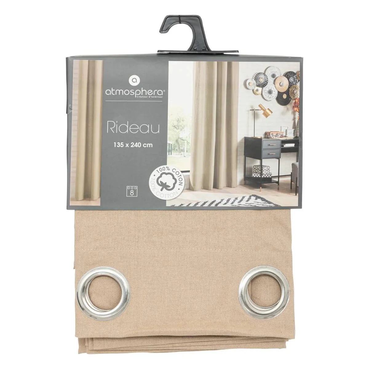 Завеса atmosphera, Памук, 135x240 cm
